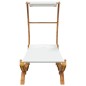 vidaXL Tumbona con dosel madera maciza curvada crema 100x190x134 cm vidaXL Tumbona con dosel madera maciza curvada crema 100x190x134 cm