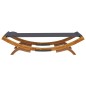 vidaXL Tumbona con dosel madera curvada gris antracita 100x188,5x44 cm vidaXL Tumbona con dosel madera curvada gris antracita 100x188,5x44 cm