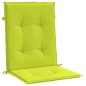 vidaXL Cojín silla jardín respaldo bajo 4 uds tela Oxford verde claro vidaXL Cojín silla jardín respaldo bajo 4 uds tela Oxford verde claro