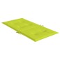 vidaXL Cojín silla jardín respaldo bajo 4 uds tela Oxford verde claro vidaXL Cojín silla jardín respaldo bajo 4 uds tela Oxford verde claro
