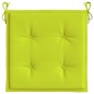 vidaXL Cojines de silla de jardín 4 uds tela Oxford verde 50x50x3 cm