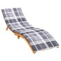 vidaXL Cojín de tumbona de tela Oxford estampado de hojas 200x60x3 cm vidaXL Cojín de tumbona de tela Oxford estampado de hojas 200x60x3 cm