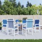 vidaXL Cojín silla jardín respaldo bajo 6 uds tela Oxford azul vidaXL Cojín silla jardín respaldo bajo 6 uds tela Oxford azul