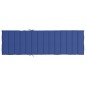 vidaXL Cojín de tumbona de tela Oxford azul 200x50x3 cm vidaXL Cojín de tumbona de tela Oxford azul 200x50x3 cm
