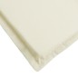vidaXL Cojín de tumbona de tela Oxford crema 200x70x3 cm vidaXL Cojín de tumbona de tela Oxford crema 200x70x3 cm