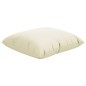 vidaXL Cojines decorativos 4 uds tela crema 40x40 cm vidaXL Cojines decorativos 4 uds tela crema 40x40 cm