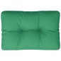 vidaXL Cojín para sofá de palets tela verde 60x40x12 cm