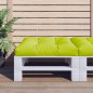 vidaXL Cojín para sofá de palets de tela verde claro 70x70x12 cm vidaXL Cojín para sofá de palets de tela verde claro 70x70x12 cm