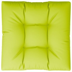 vidaXL Cojín para sofá de palets de tela verde claro 70x70x12 cm
