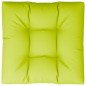 vidaXL Cojín para sofá de palets de tela verde claro 70x70x12 cm vidaXL Cojín para sofá de palets de tela verde claro 70x70x12 cm