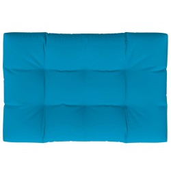 vidaXL Cojín para sofá de palets de tela azul 120x80x12 cm