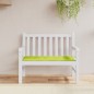 vidaXL Cojín de banco de jardín tela Oxford verde claro 120x50x3 cm vidaXL Cojín de banco de jardín tela Oxford verde claro 120x50x3 cm