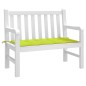 vidaXL Cojín de banco de jardín tela Oxford verde claro 120x50x3 cm vidaXL Cojín de banco de jardín tela Oxford verde claro 120x50x3 cm