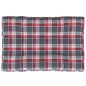 vidaXL Cojín para sofá de palets tela a cuadros rojo 120x80x12 cm vidaXL Cojín para sofá de palets tela a cuadros rojo 120x80x12 cm