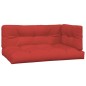 vidaXL Cojines para palets 3 unidades tela rojo vidaXL Cojines para palets 3 unidades tela rojo