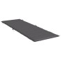 vidaXL Cojín de tumbona de tela Oxford gris antracita 186x58x3 cm vidaXL Cojín de tumbona de tela Oxford gris antracita 186x58x3 cm
