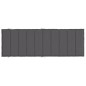 vidaXL Cojín de tumbona de tela Oxford gris antracita 186x58x3 cm vidaXL Cojín de tumbona de tela Oxford gris antracita 186x58x3 cm