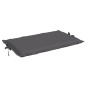 vidaXL Cojín de tumbona de tela Oxford gris antracita 186x58x3 cm vidaXL Cojín de tumbona de tela Oxford gris antracita 186x58x3 cm