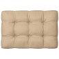 vidaXL Cojines para sofá de palets 7 piezas beige