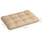 vidaXL Cojines para sofá de palets 7 piezas beige