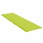 vidaXL Cojín de tumbona de tela Oxford verde claro 200x70x3 cm
