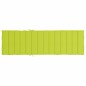 vidaXL Cojín de tumbona de tela Oxford verde claro 200x70x3 cm