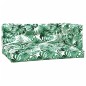 vidaXL Cojines para palets 3 unidades tela estampado de hojas vidaXL Cojines para palets 3 unidades tela estampado de hojas