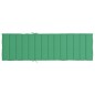 vidaXL Cojín de tumbona de tela Oxford verde 200x50x3 cm