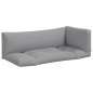 vidaXL Cojines para palets 3 unidades tela gris vidaXL Cojines para palets 3 unidades tela gris
