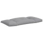 vidaXL Cojines para sofá de palets 2 unidades tela gris vidaXL Cojines para sofá de palets 2 unidades tela gris