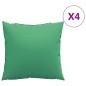 vidaXL Cojines decorativos 4 uds tela rojo 60x60 cm vidaXL Cojines decorativos 4 uds tela rojo 60x60 cm