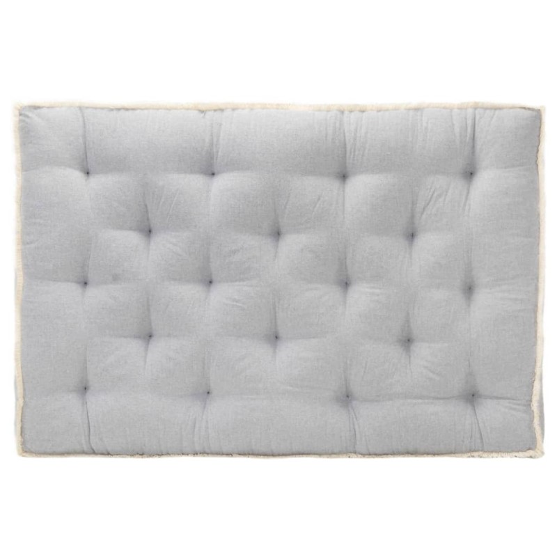 vidaXL Cojín para sofá de palets gris 120x80x10 cm vidaXL Cojín para sofá de palets gris 120x80x10 cm