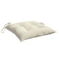 vidaXL Cojines sillas de jardín 6 uds tela Oxford crema 40x40x7 cm vidaXL Cojines sillas de jardín 6 uds tela Oxford crema 40x40x7 cm