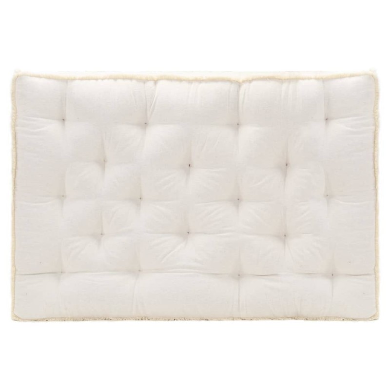 vidaXL Cojín para sofá de palets beige 120x80x10 cm vidaXL Cojín para sofá de palets beige 120x80x10 cm