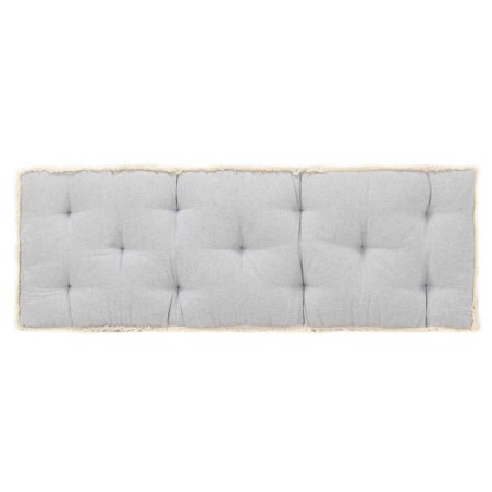 vidaXL Cojín para sofá de palets gris 120x40x7 cm