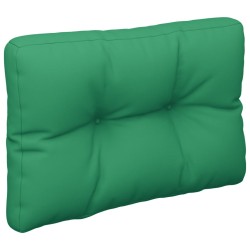 vidaXL Cojín para sofá de palets tela verde 50x40x12 cm