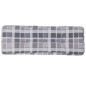 vidaXL Cojín para sofá de palets de tela a cuadros gris 120x40x12 cm vidaXL Cojín para sofá de palets de tela a cuadros gris 120x40x12 cm