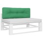 vidaXL Cojín para sofá de palets de tela verde 120x40x12 cm vidaXL Cojín para sofá de palets de tela verde 120x40x12 cm