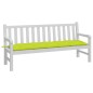 vidaXL Cojín de banco de jardín tela Oxford verde claro 180x50x7 cm vidaXL Cojín de banco de jardín tela Oxford verde claro 180x50x7 cm
