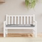 vidaXL Cojín de banco de jardín tela Oxford gris 120x50x7 cm vidaXL Cojín de banco de jardín tela Oxford gris 120x50x7 cm