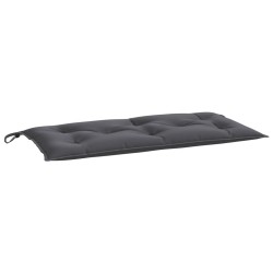 vidaXL Cojín de banco de jardín tela Oxford gris antracita 100x50x3 cm