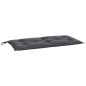 vidaXL Cojín de banco de jardín tela Oxford gris antracita 100x50x3 cm vidaXL Cojín de banco de jardín tela Oxford gris antracita 100x50x3 cm