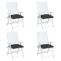 vidaXL Cojines de silla de jardín 4 uds tela Oxford negro 50x50x7 cm vidaXL Cojines de silla de jardín 4 uds tela Oxford negro 50x50x7 cm