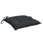 vidaXL Cojines de silla de jardín 4 uds tela Oxford negro 50x50x7 cm vidaXL Cojines de silla de jardín 4 uds tela Oxford negro 50x50x7 cm