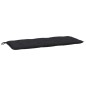 vidaXL Cojín de banco de jardín tela Oxford negro 120x50x7 cm vidaXL Cojín de banco de jardín tela Oxford negro 120x50x7 cm