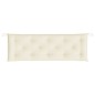 vidaXL Cojín de banco de jardín tela Oxford blanco crema 150x50x7 cm vidaXL Cojín de banco de jardín tela Oxford blanco crema 150x50x7 cm