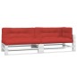 vidaXL Cojines para sofá de palets 5 unidades tela rojo vidaXL Cojines para sofá de palets 5 unidades tela rojo