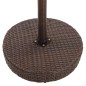 vidaXL Set de bar para jardín 5 pzas y cojines ratán sintético marrón vidaXL Set de bar para jardín 5 pzas y cojines ratán sintético marrón