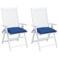 vidaXL Cojines de silla de jardín 2 uds tela Oxford azul 50x50x7 cm vidaXL Cojines de silla de jardín 2 uds tela Oxford azul 50x50x7 cm