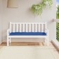 vidaXL Cojín de banco de jardín tela Oxford azul 150x50x7 cm